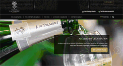 Desktop Screenshot of champagne-de-telmont-boutique.com